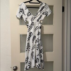 Anthropologie Sam and Lavi Petite Cut Out Dress Size XXS P